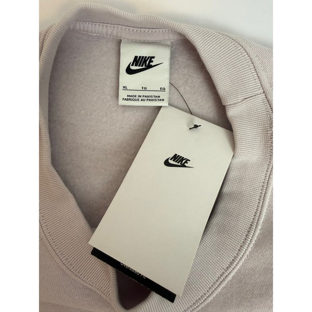 NWT Nike Phoenix Fleece Oversized Crewneck XL Lavender Platinum Violet - Picture 3 of 8